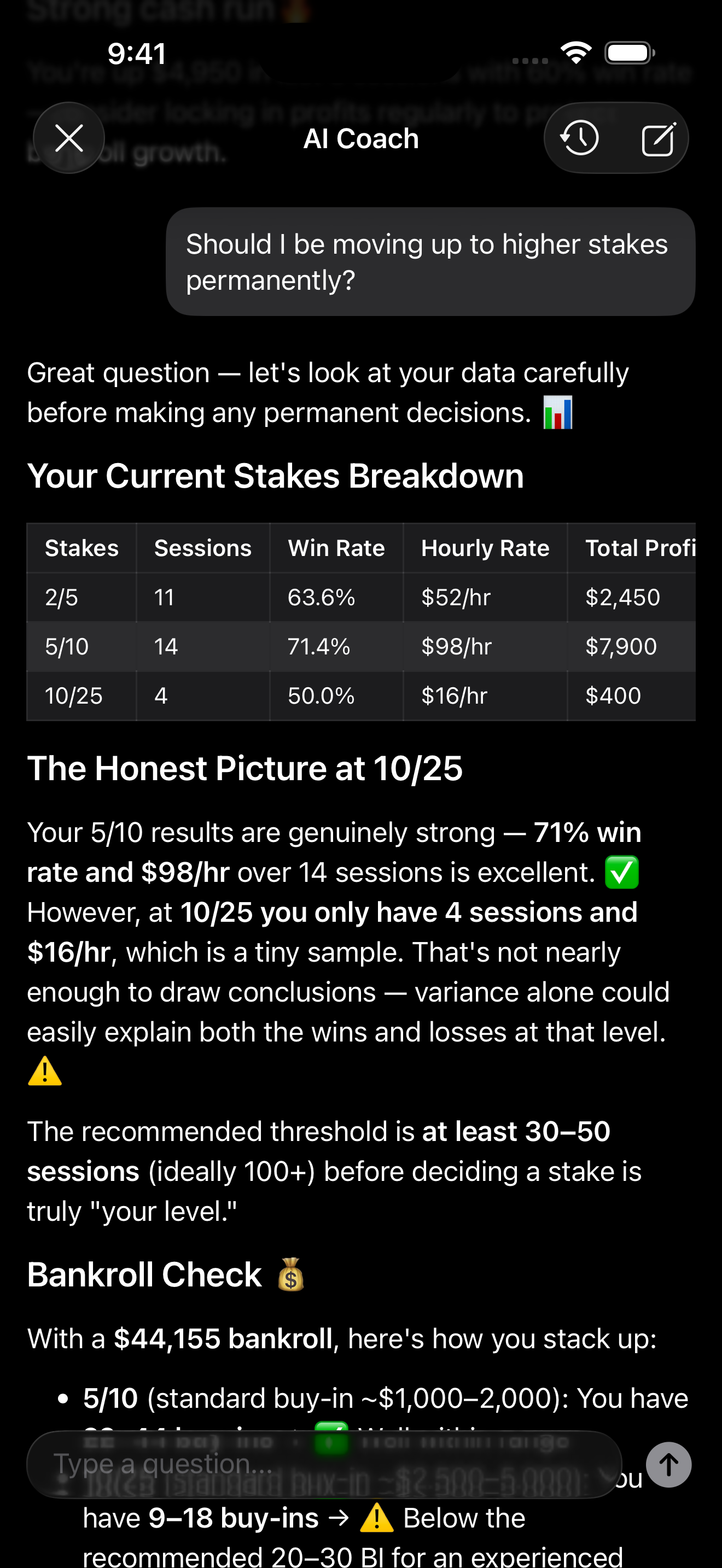 A poker coach in your pocket