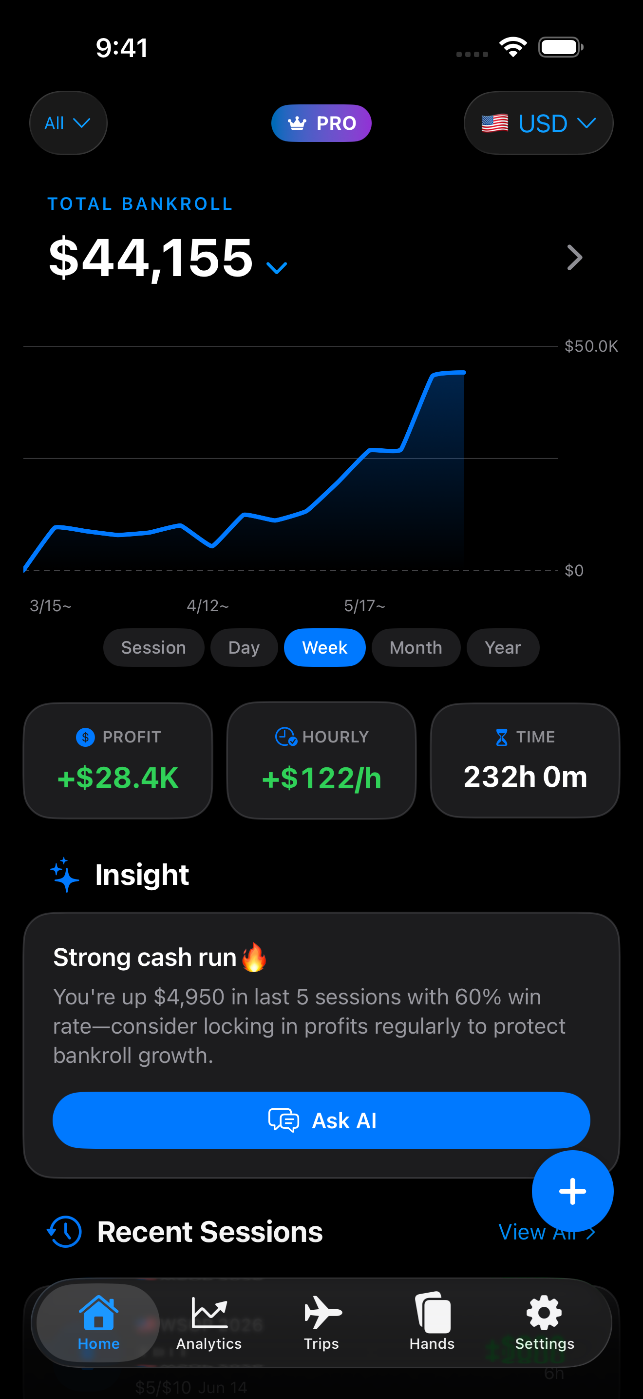 Poker Bankroll Manager β Winners track. So should you.