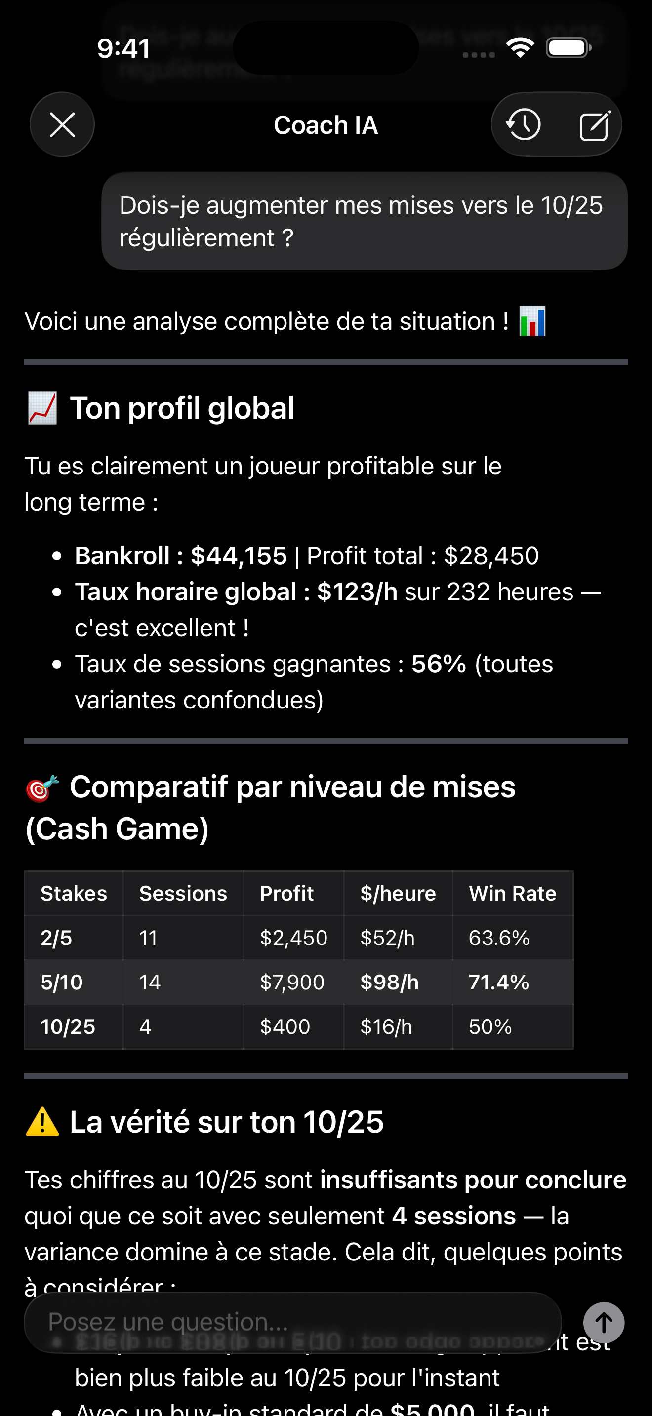 Un coach de poker dans votre poche